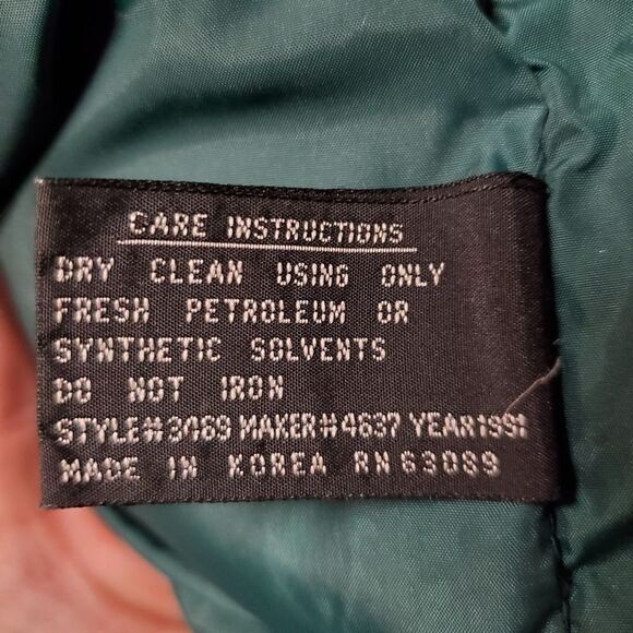 Vintage 80s Retro ELCO Down Filled Iridescent Floral Patchwork Puffer Jacket Lg - Picture 4 of 14